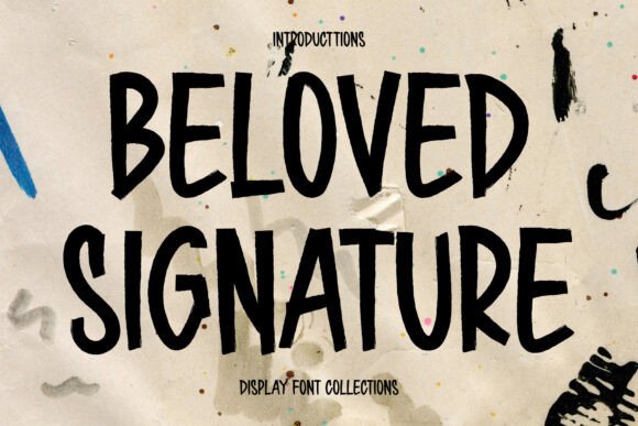 Beloved Signature: A Modern Display Font for Warm Branding