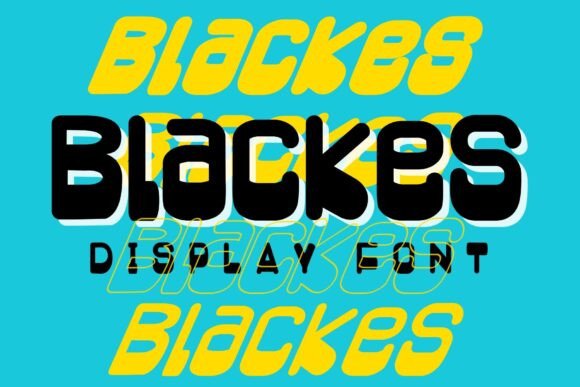 Blackes: The Ultra-Modern Display Font for Digital Experiences