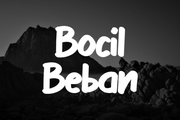 Bocil Beban: The Dynamic Typeface for High-Impact Campaigns