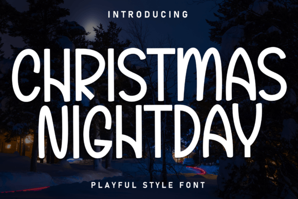 Christmas Nightday: The Perfect Handwritten Typeface for Festive Branding