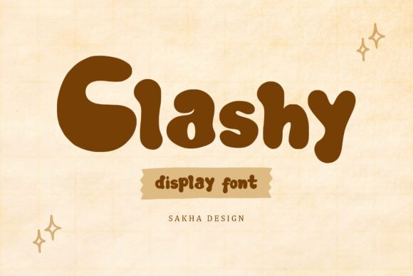 Clashy: The Bold Display Typeface for Modern Campaigns