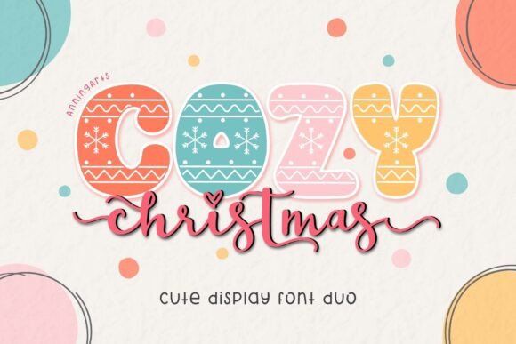 Cozy Christmas Duo: The Perfect Typeface for Festive Branding