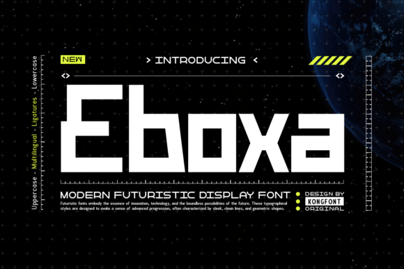 Eboxa: The Futuristic Typeface for Modern Editorial Design