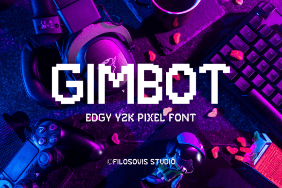 Gimbot: The Pixel-Style Display Font for NFT and Game Creators