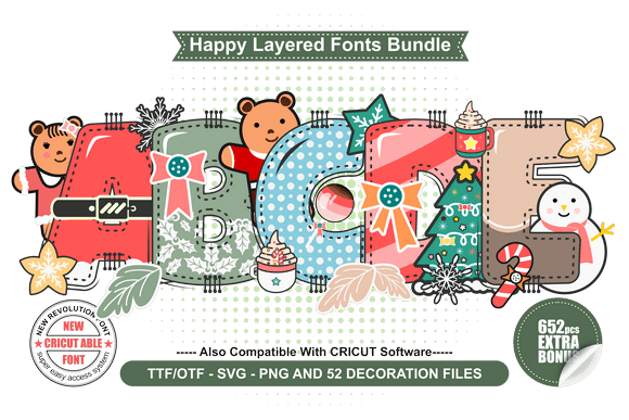 Happy Cristmas Bundle: A Festive Display Font Review