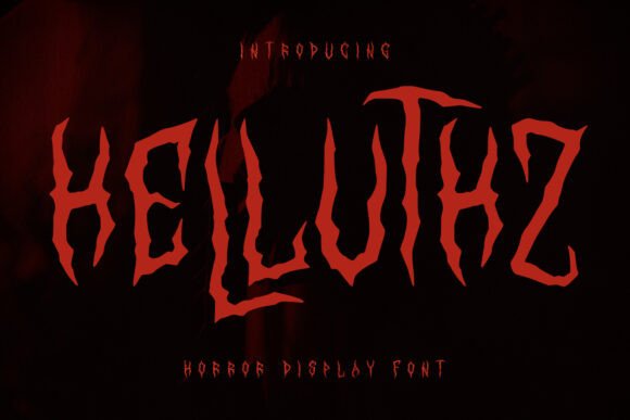 Helluthz: The Horror Display Font for Bold Campaign Headlines