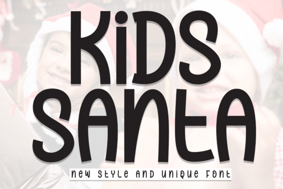 Kids Santa: The Playful Handwritten Font for Festive Editorial Design