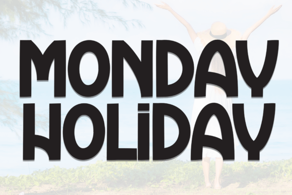 Monday Holiday: The Perfect Display Font for Handmade Brands