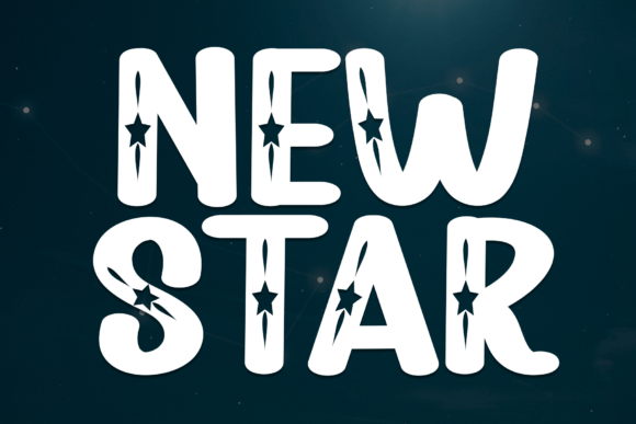 New Star: The Perfect Handwritten Display Font for Creative Makers