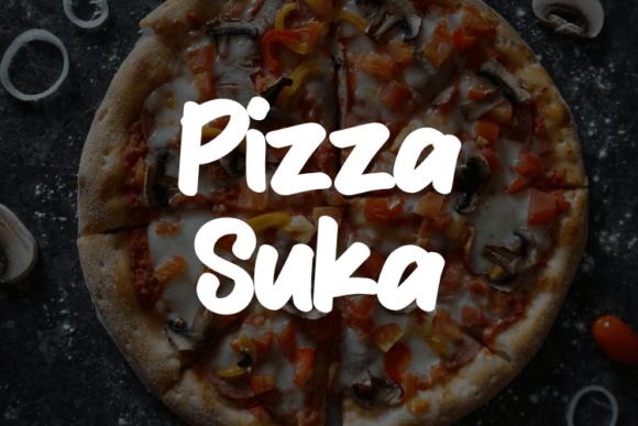 Pizza Suka: The Distinct Typeface That Elevates Your Brand