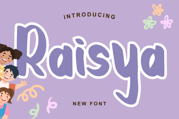 Raisya: The Adorably Distinctive Display Font for Handmade Creators