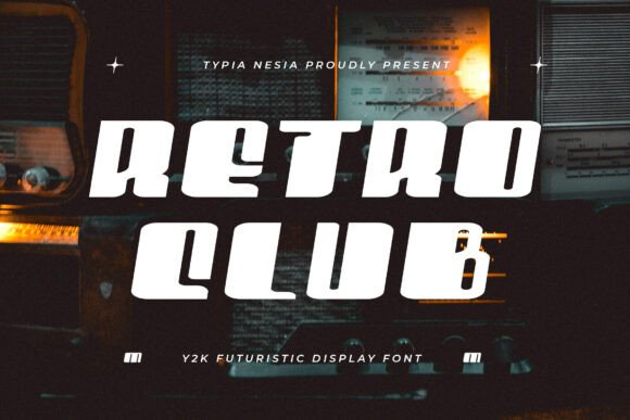 Retro Club: The Bold Italic Futuristic Display Font for Digital Design