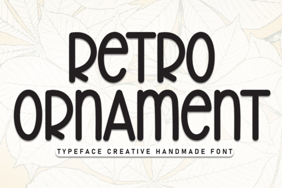 Retro Ornament: A Vintage Handmade Font for Classic Branding