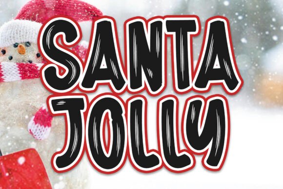 Santa Jolly: The Whimsical Display Font for Scroll-Stopping Campaigns