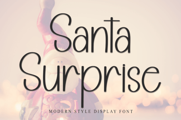 Santa Surprise: A Festive Script Font for Holiday Branding