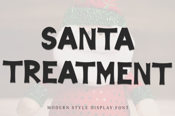 Santa Treatment: The Bold Display Font for Memorable Branding