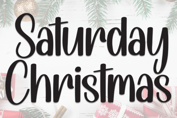 Saturday Christmas: The Handwritten Display Font for Scroll-Stopping Campaigns