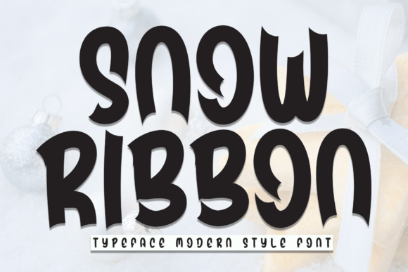 Snow Ribbon: A Handwritten Display Font for Modern Web Design