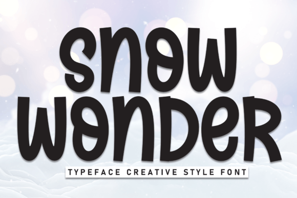 Snow Wonder: A Handwritten Display Font for Sweet Branding