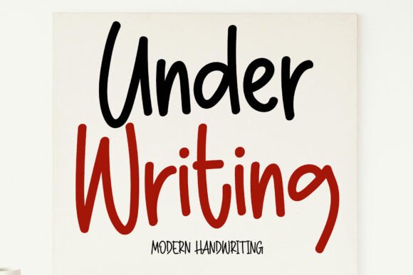 Under Writing: The Elegant Handwritten Font for Scroll-Stopping Branding