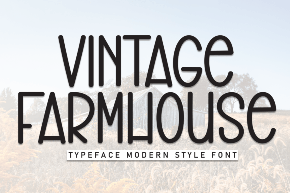 Vintage Farmhouse: A Handwritten Display Font for Cozy Editorial Design