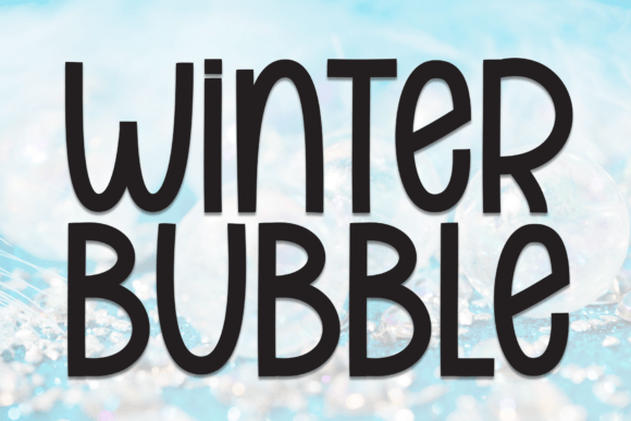 Winter Bubble: A Handwritten Display Font for Modern Web Design