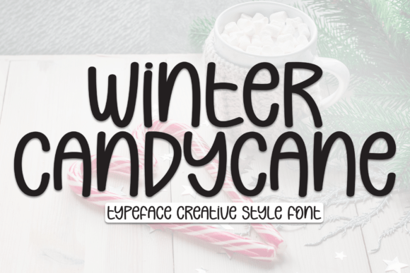 Winter Candycane: A Handwritten Display Font for Sweet Branding