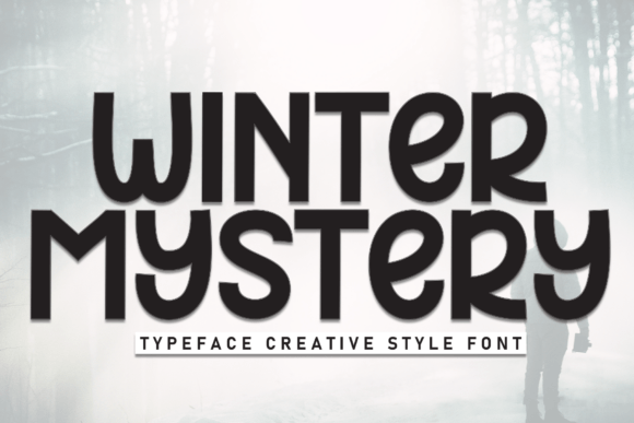 Winter Mystery: A Charming Display Font for Editorial Design