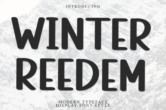 Winter Reedem: The Bold Typeface for Modern Winter Campaigns