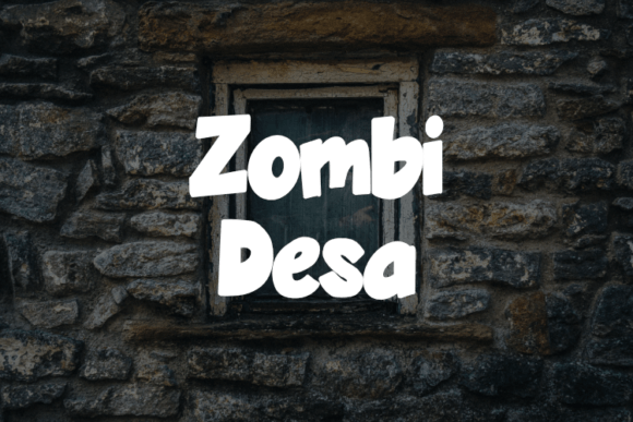 Zombi Desa: A Sweet Display Font for Unique Branding Projects