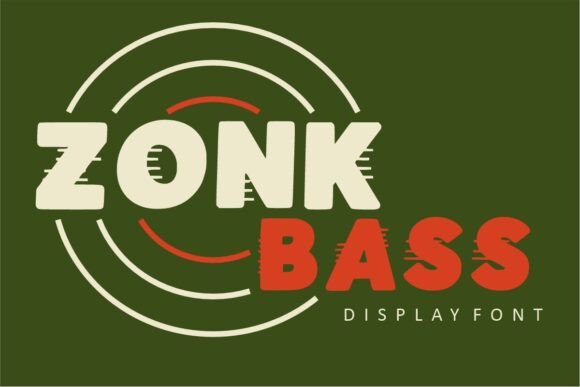 Zonk Bass: A Bold Display Font for Dynamic Branding